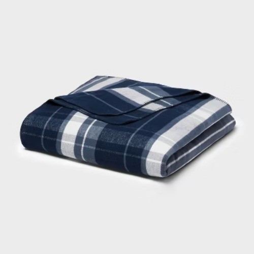 Brushed Cotton Blanket Plaid - Threshold™