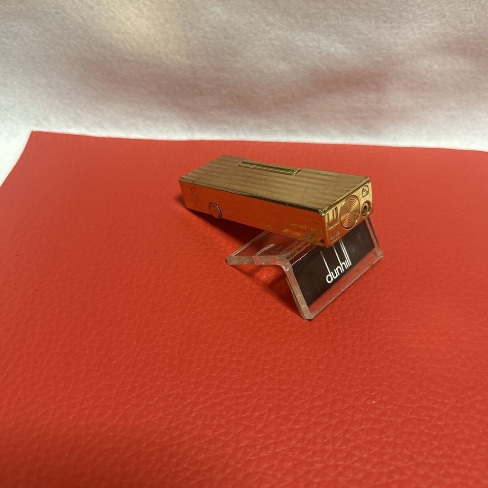 Overhauled Dunhill Rollagas lighter Gold without box