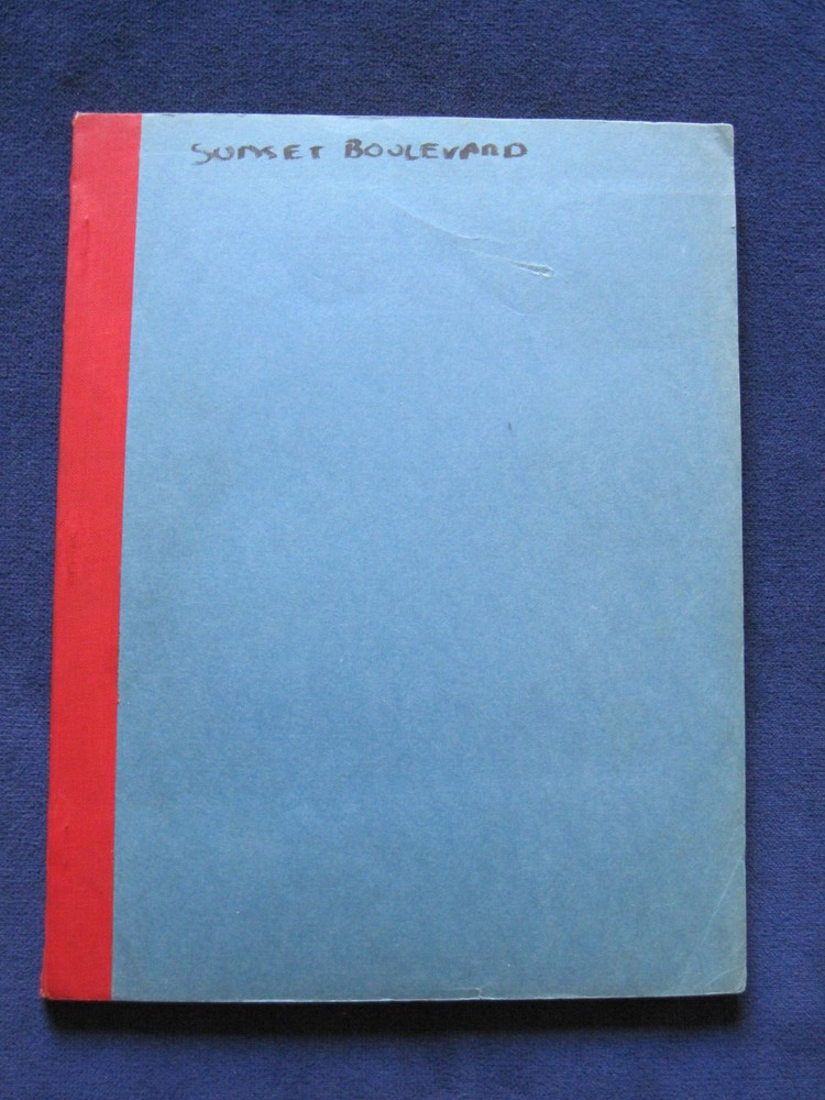 ORIGINAL CONTINUITY & DIALOGUE SCRIPT for BILLY WILDER'S SUNSET BOULEVARD