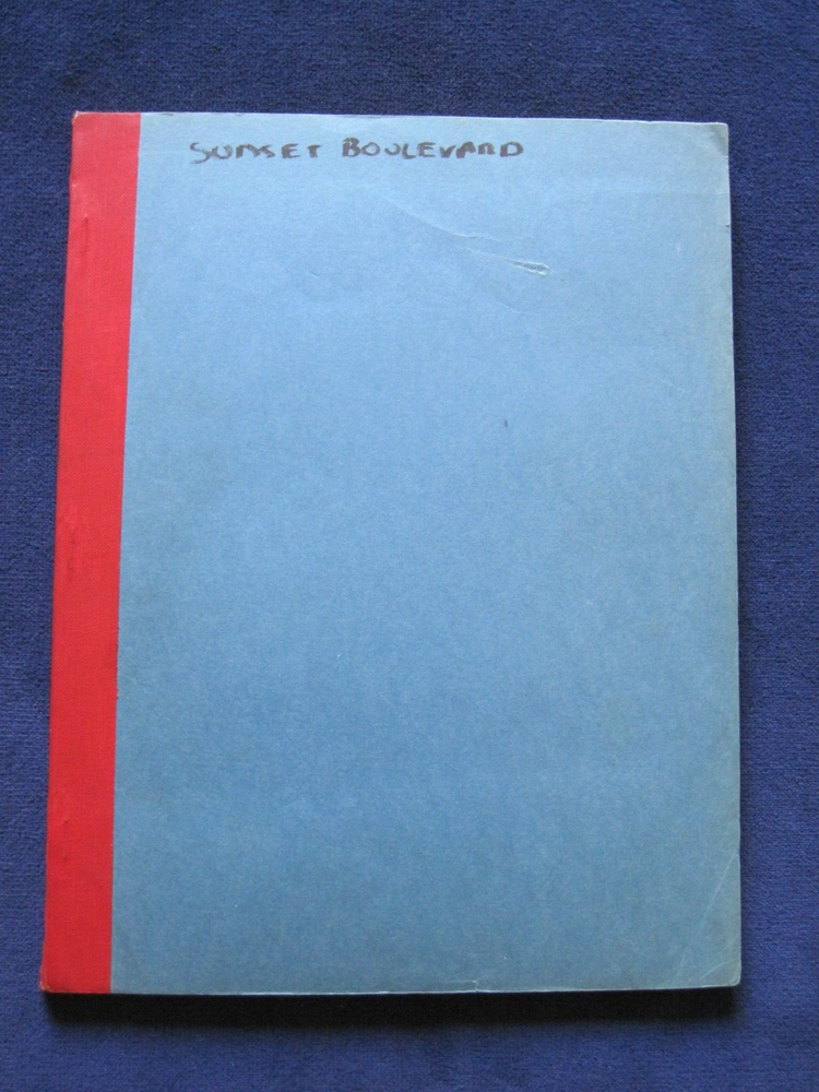 ORIGINAL CONTINUITY & DIALOGUE SCRIPT for BILLY WILDER'S SUNSET BOULEVARD