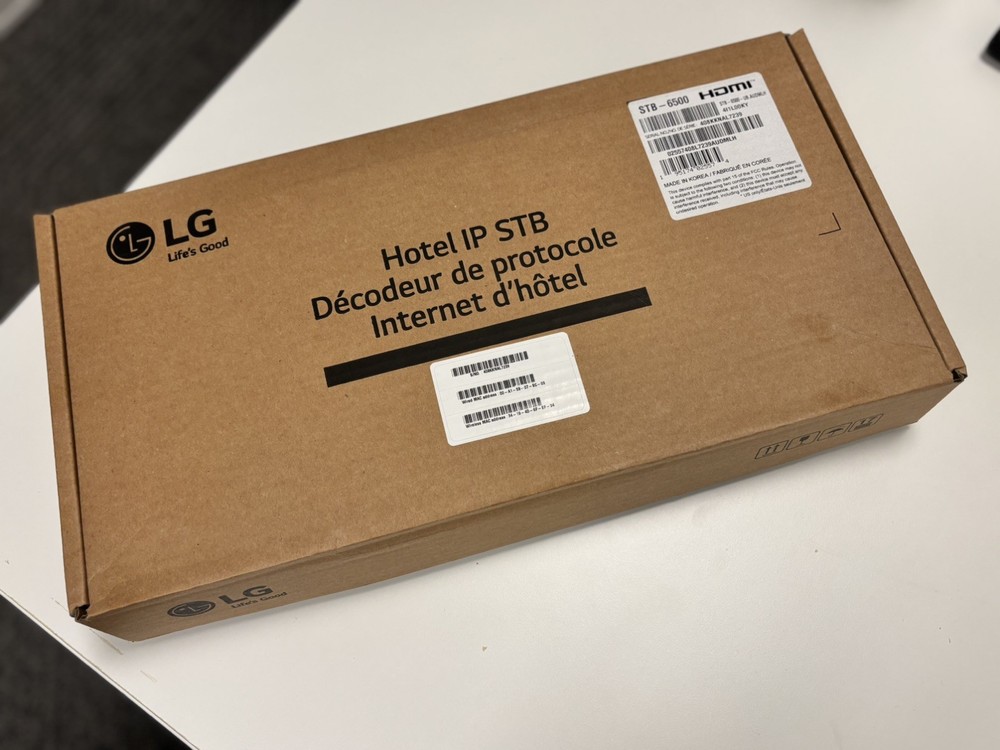 LG STB-6500 Hotel IP Set-Top Box