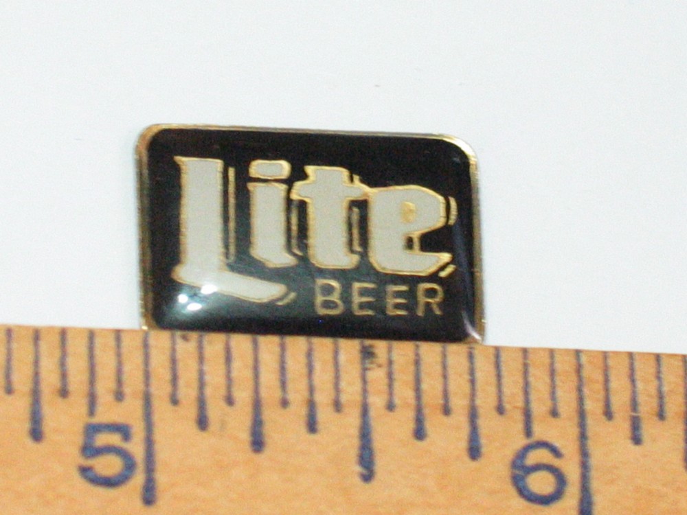 Lite Beer Black (Miller) Beer Pin **