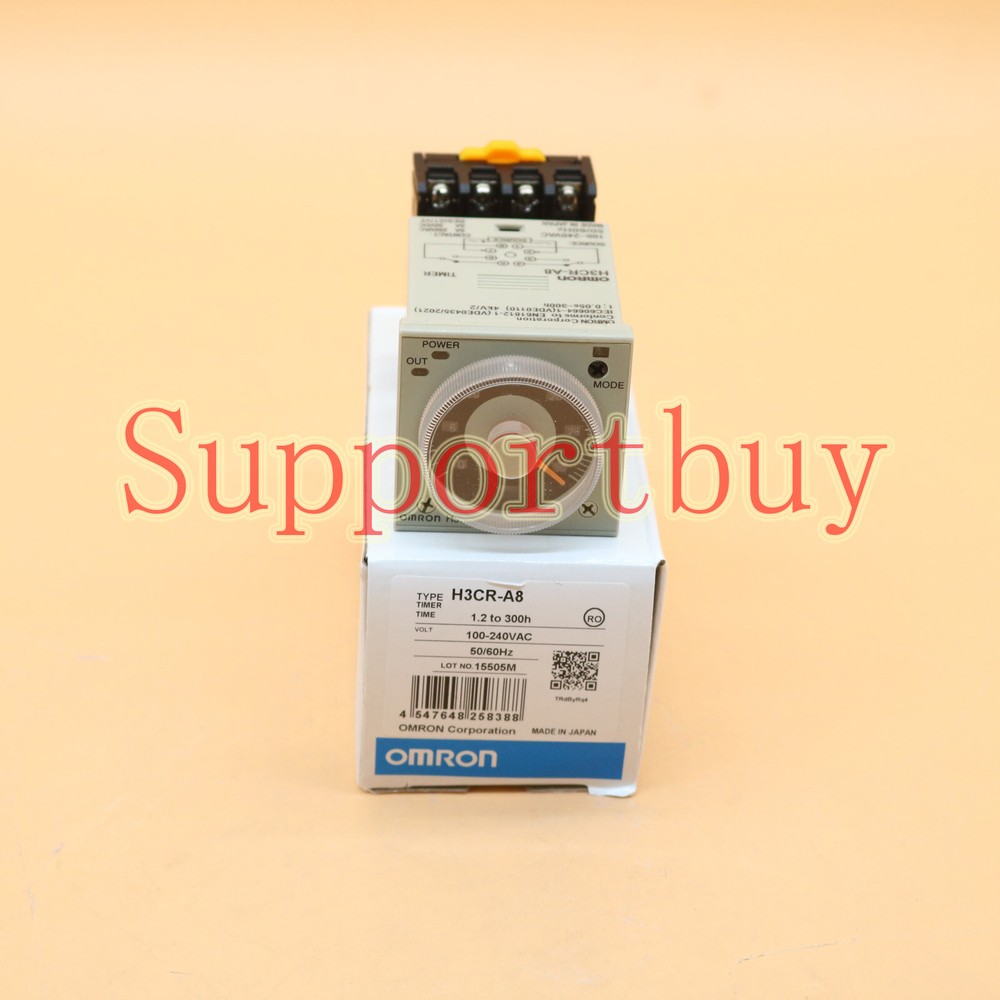 New Omron H3CR-A8 Timer Modules 100-240VAC 50/60HZ H3CRA8