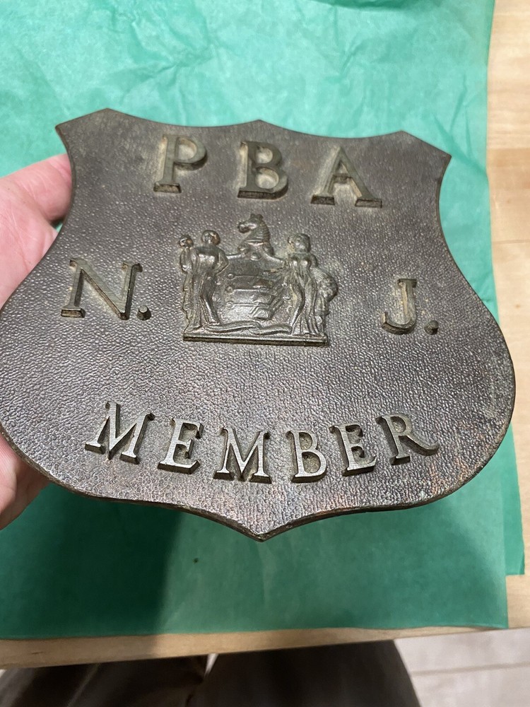 Vintage Large Bronze PBA Member Plaque