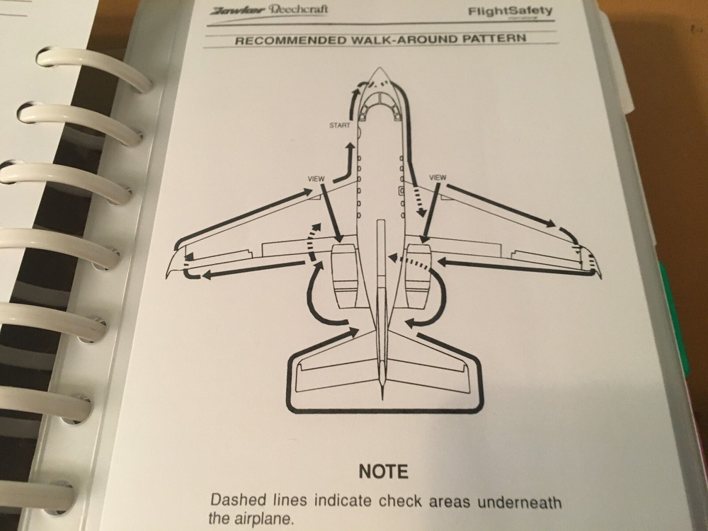 Beechcraft Hawker 900XP Pilot Checklist