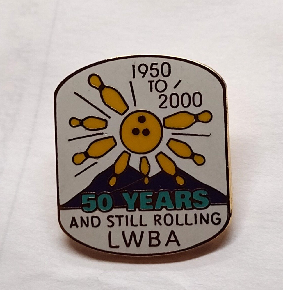 50 Years And Still Rolling LWBA Bowling Lapel Pin