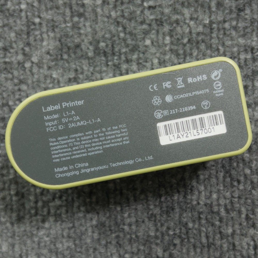 Makeid Label Maker Machine, Green, Portable Rechargeable Bluetooth Label Printer