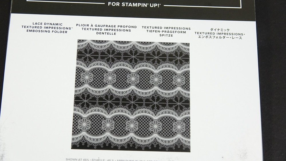 Sizzix Big Shots Embossing Folder Lace Dynamic 148530