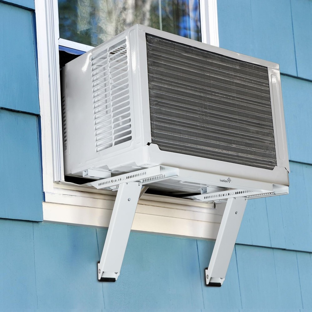 Ivation Air Conditioner Support Bracket, No Tools or Drilling Required - Easy to