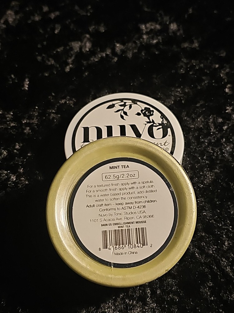 Nuvo Embellishment Mousse-Mint Tea