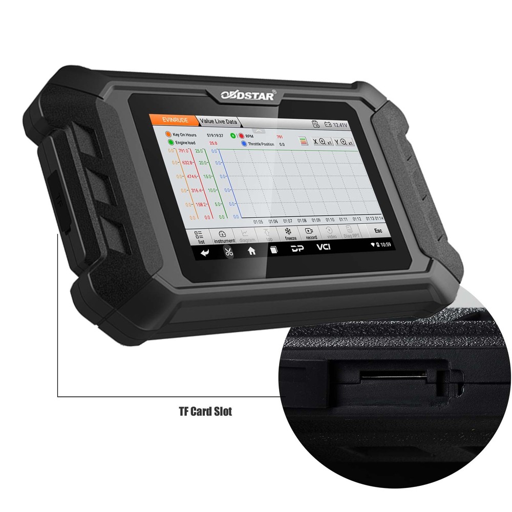 OBDSTAR ISCAN For EVINRUDE Marine Diagnostic Tool Support code reading/clearing