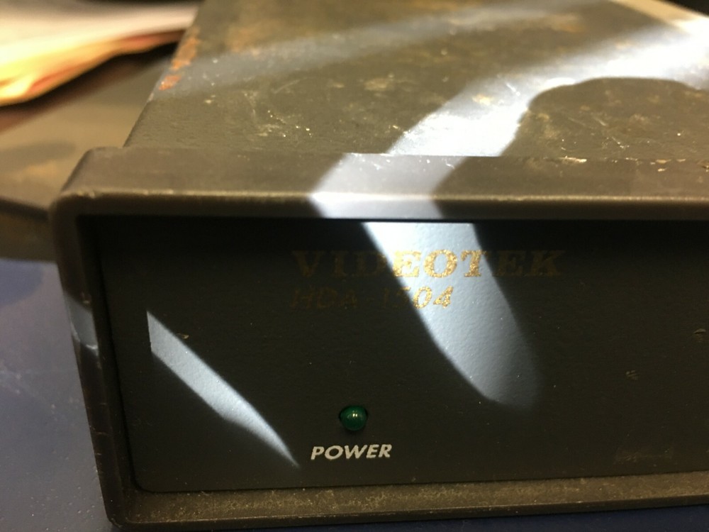 VIDEOTEK HDA-1504 HD-SDI DISTRIBUTION AMPLIFIER