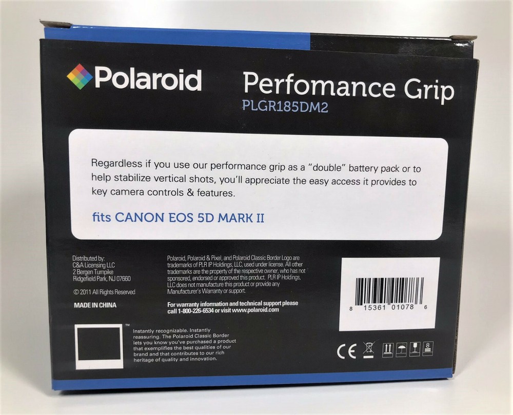 Polaroid Wireless LCD Display Performance Battery Grip For CANNON EOS 5D MARK II