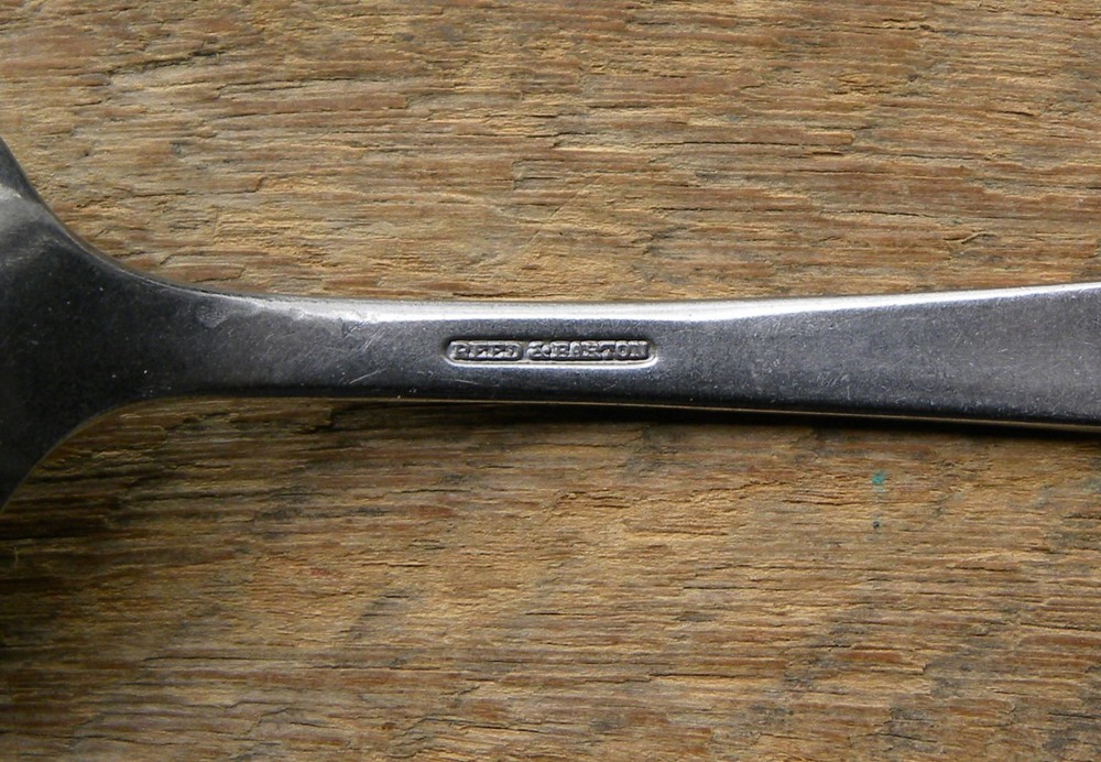 WWII USN, U.S. Navy, 7" Mess Hall Spoon, Reed & Barton