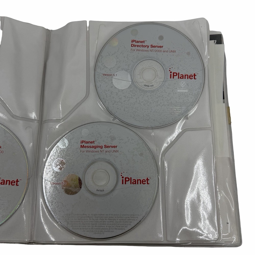 Sun Microsystems Developer Connection iPlanet 6.5 Server Enterprise Software