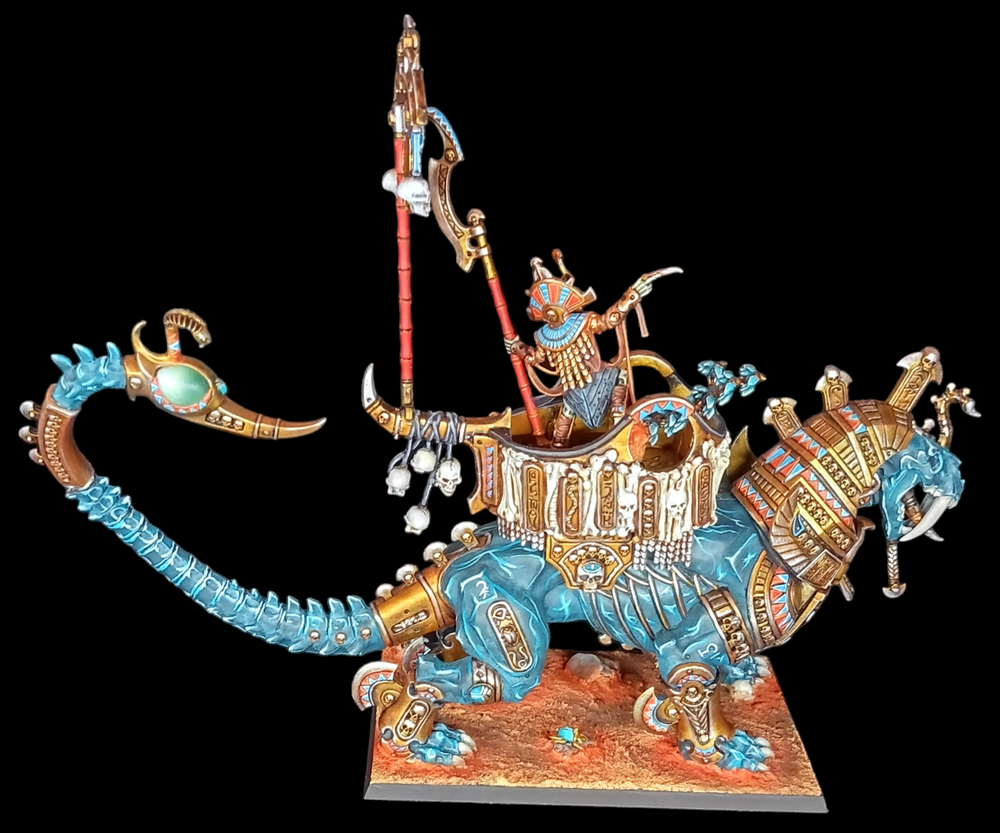Comission miniature PRO Painted - Warsphinx / Necrosphinx Khemri Warhammer