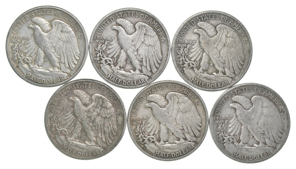 1939-D XF Walking Liberty Half Dollar