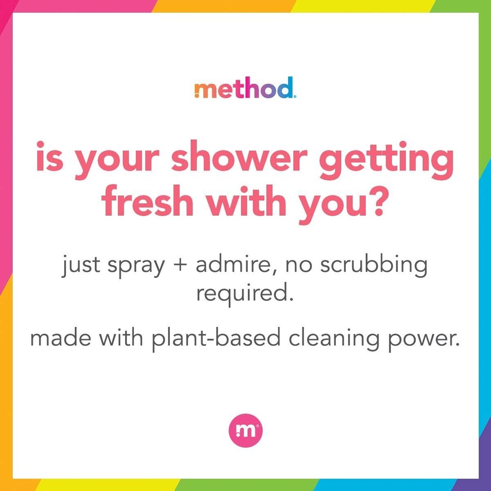 Method Daily Shower Spray Cleaner Refill, Eucalyptus Mint, 68 Ounce