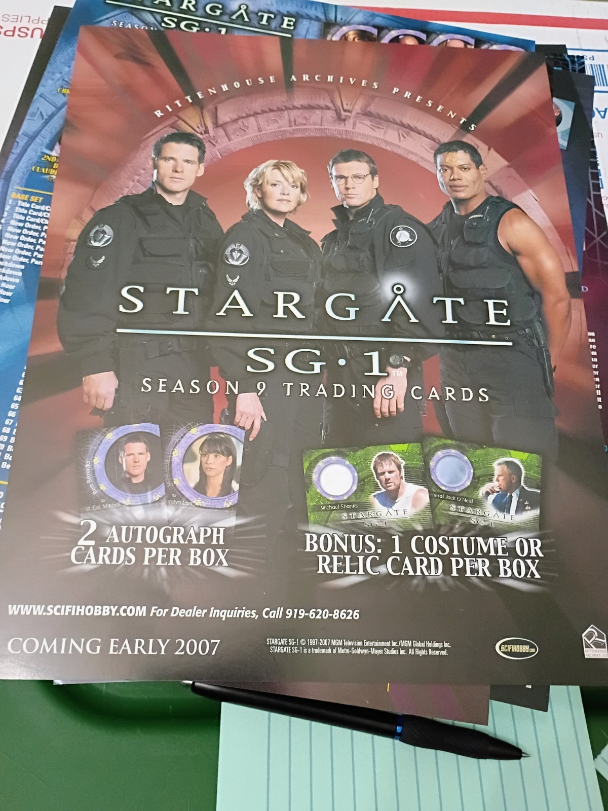 Lot Of 10 Stargate Atlantis 1,2,3 And SG1 6 7 8 9 10