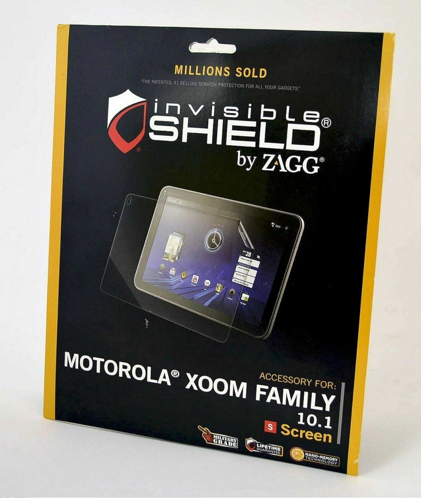 Zagg Invisible Shield Motorola Xoom 10.1 Screen Protector Scratch Resistant