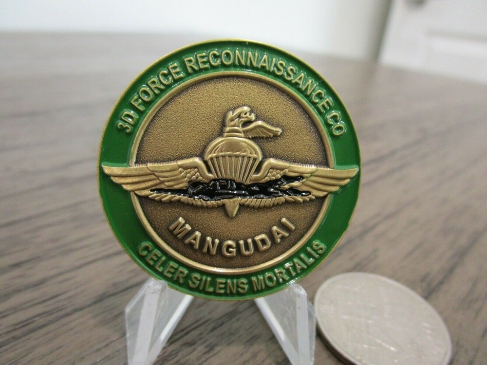 USMC 3D Force Reconnaissance Co Challenge Coin