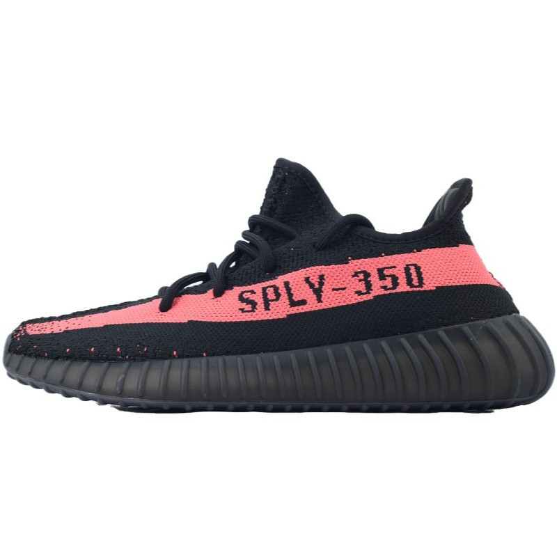 Yeezy Boost 350 V2 Core Black Red Stripe BY9612