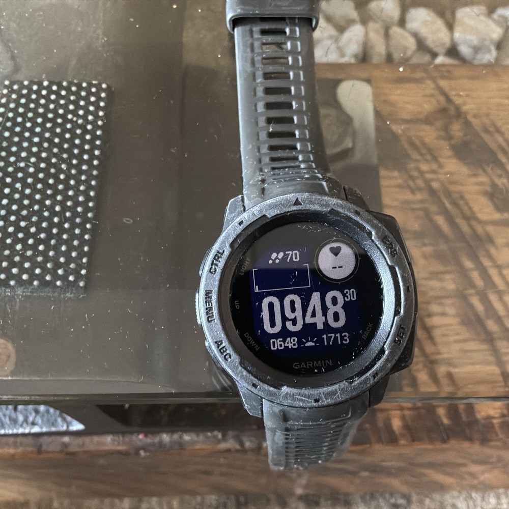 Garmin Instinct Standard Edition GPS Watch - Graphite