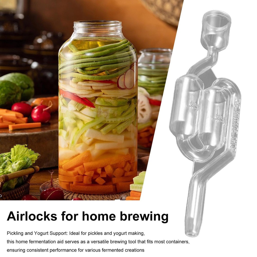 Brewing Airlock Clear Hydrolocks For Fermentation Airtight Equipment Enhanced