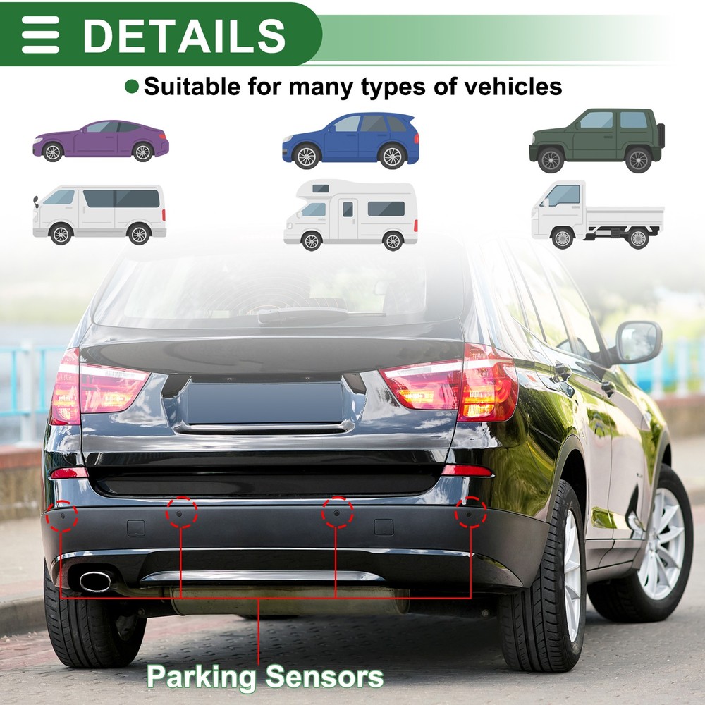 Reverse Backup Radar System Reverse Parking Sensors 4 Pc Parking Sensor