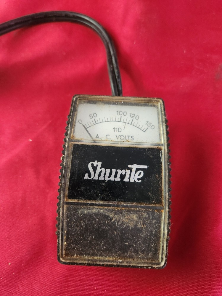 Vintage Shurite Meter Tested And Working