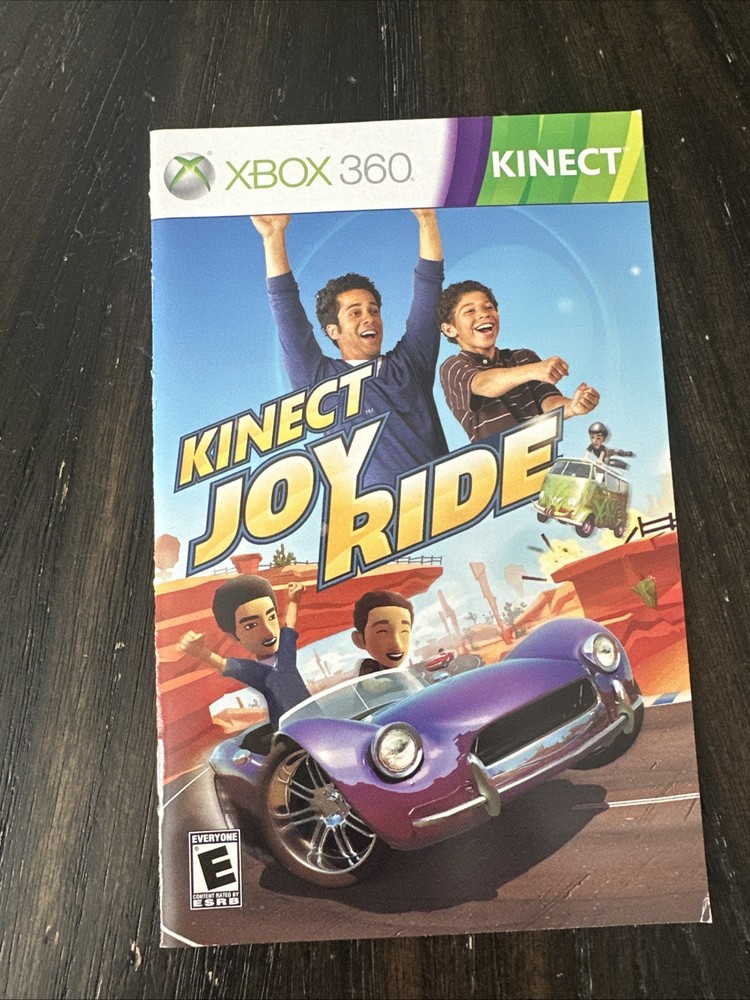 XBOX 360 Manual Only Kinect Joy Ride