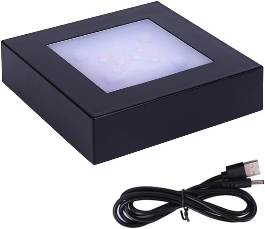 LED Multimodal Multicolor Light Stand Base - Black C-multi-mode