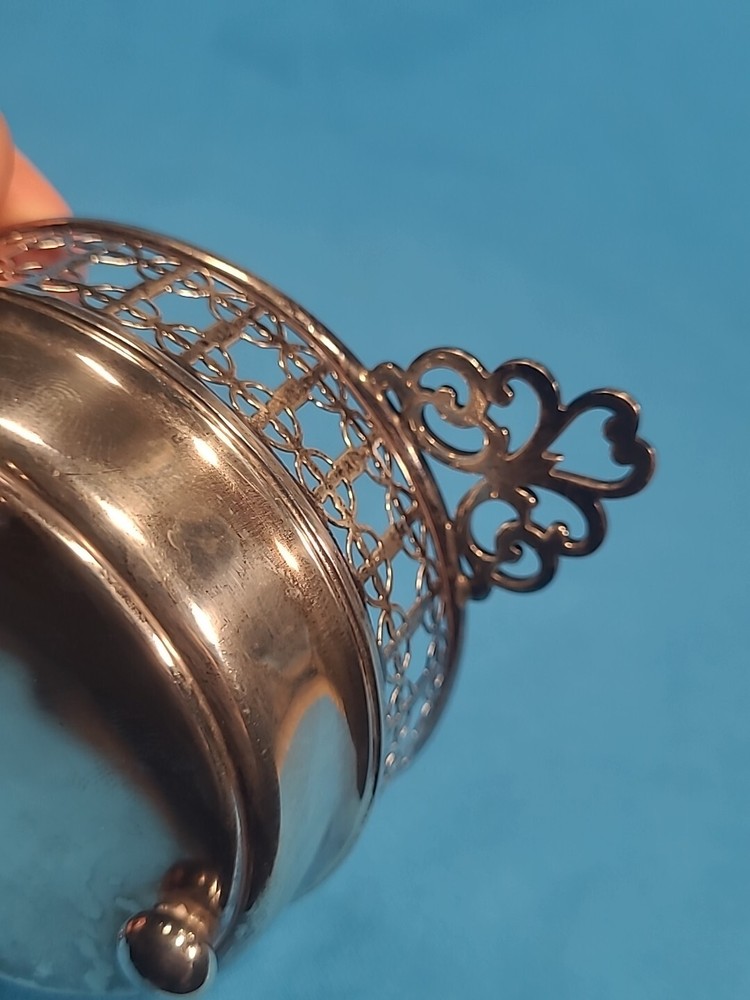 Sterling Silver Dish , Birmingham , Mappin & Webb Ltd , 89g , 1913