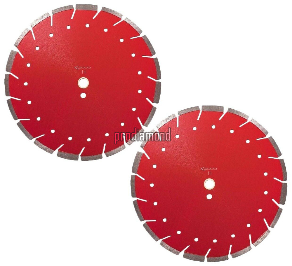 2PK-16" PRO.DIAMOND BLADE SUPER G Powerful Cut Hard Concrete Brick Everything
