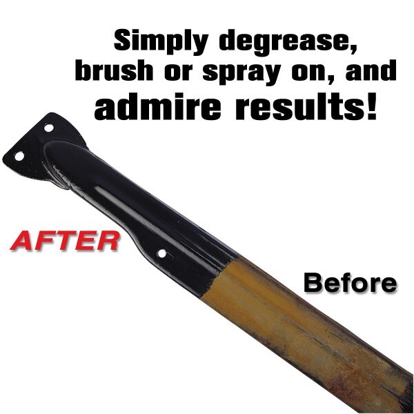 TP Tools® RUST COVER PAINT, Gloss Black, Quart, Made in USA #TP-1090