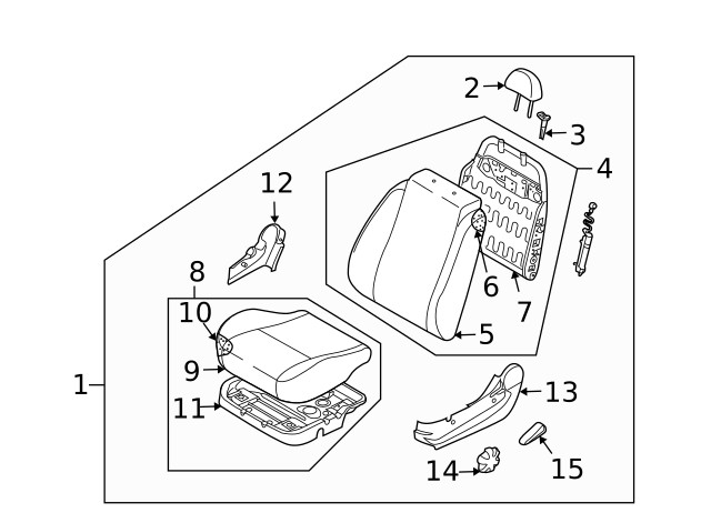 Genuine GM Headrest 96486566