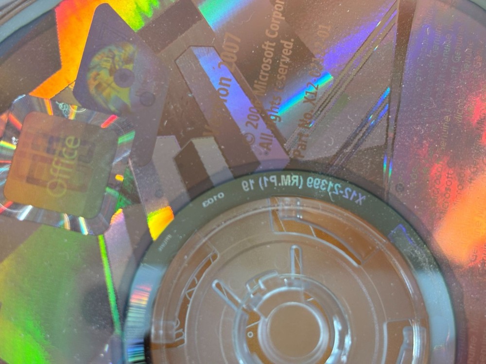 Microsoft Office Home & Student 2007 Software For Word Excel PowerPoint OneNote