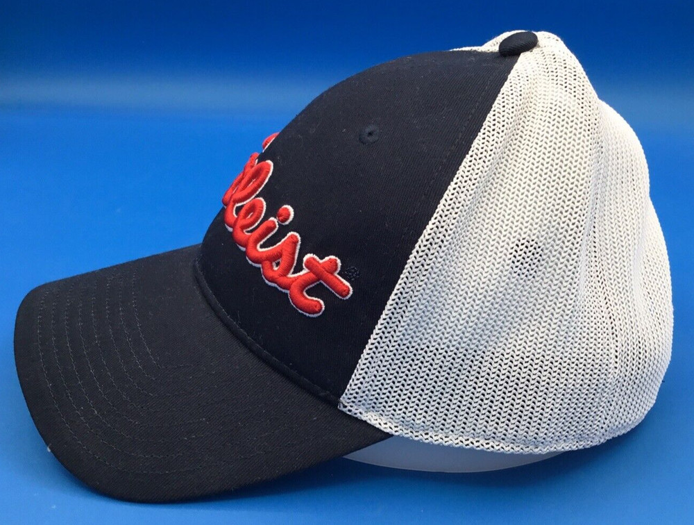 TITLEIST Golf Hat Cap Snapback Meshback Red White Blue Embroidered NICE