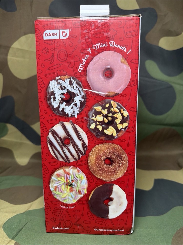 Used- Dash Express Mini Donut Maker - makes 7 mini donuts