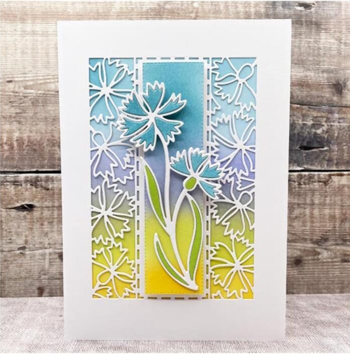 Flower openwork frame Metal Cutting Dies Scrapbooking Card Making Embossing DIY