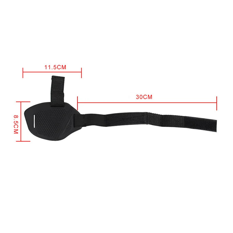 Motorcycle Shift Pad Cover-Durable Rubber Boot&Adjustable Shifter