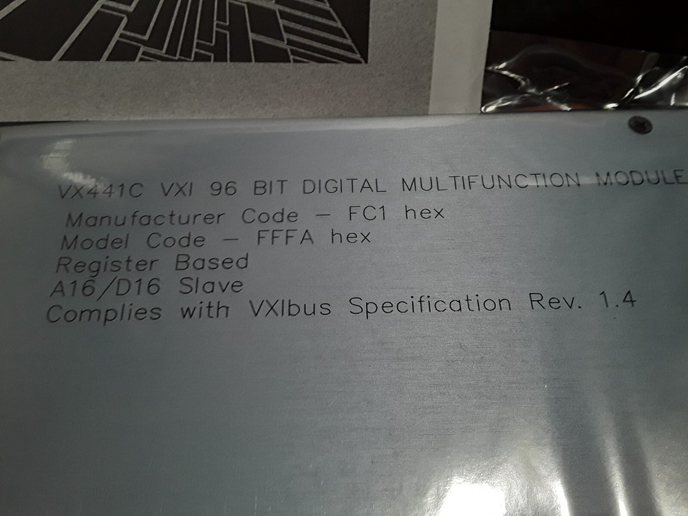 VXi 96-Bit Digital Multifunction Module Mdl VX441C PN-11026600-0002 Rev E New