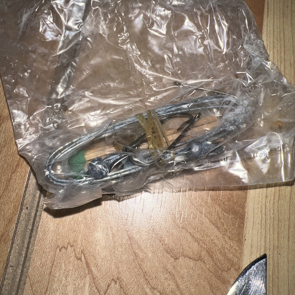 survival knife sheath Storage For Matches Hooks Wire. Missing Compass Cap & Shrp