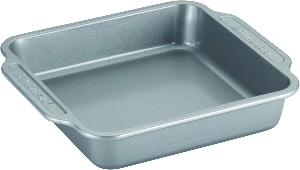 Nonstick Bakeware Set with Cooling Rack, 10-Piece, Gray
