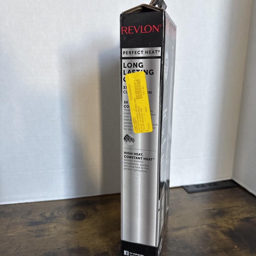 Revlon 1/2” Barrel Ceramic Curling Iron NEW OPEN BOX