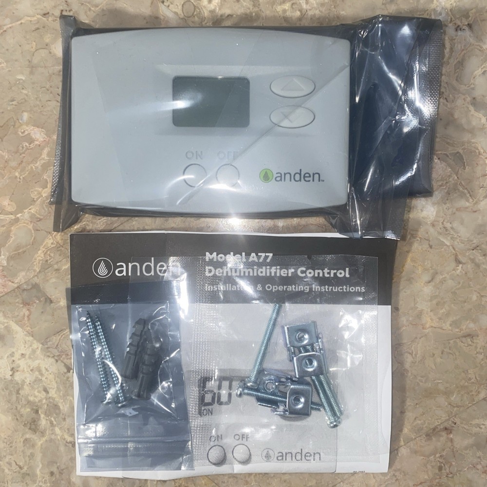 Anden A77 Dehumidifier Controller Non-Programmable W/ Hardware HUGE QTY DISCOUNT