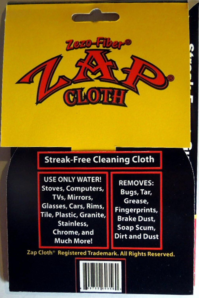 - Streak Free, Spot Free - 3 Cloths