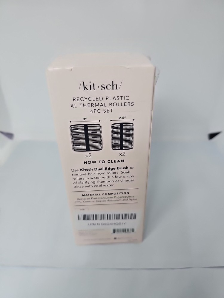 KIT•SCH Recycled Plastic XL Thermal Rollers - 4 Pcs ROLLERS SET