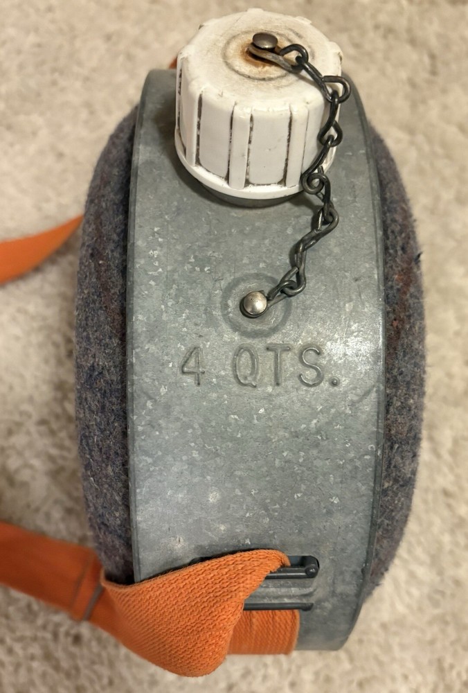 Vintage Aluminum Four Quart Canteen