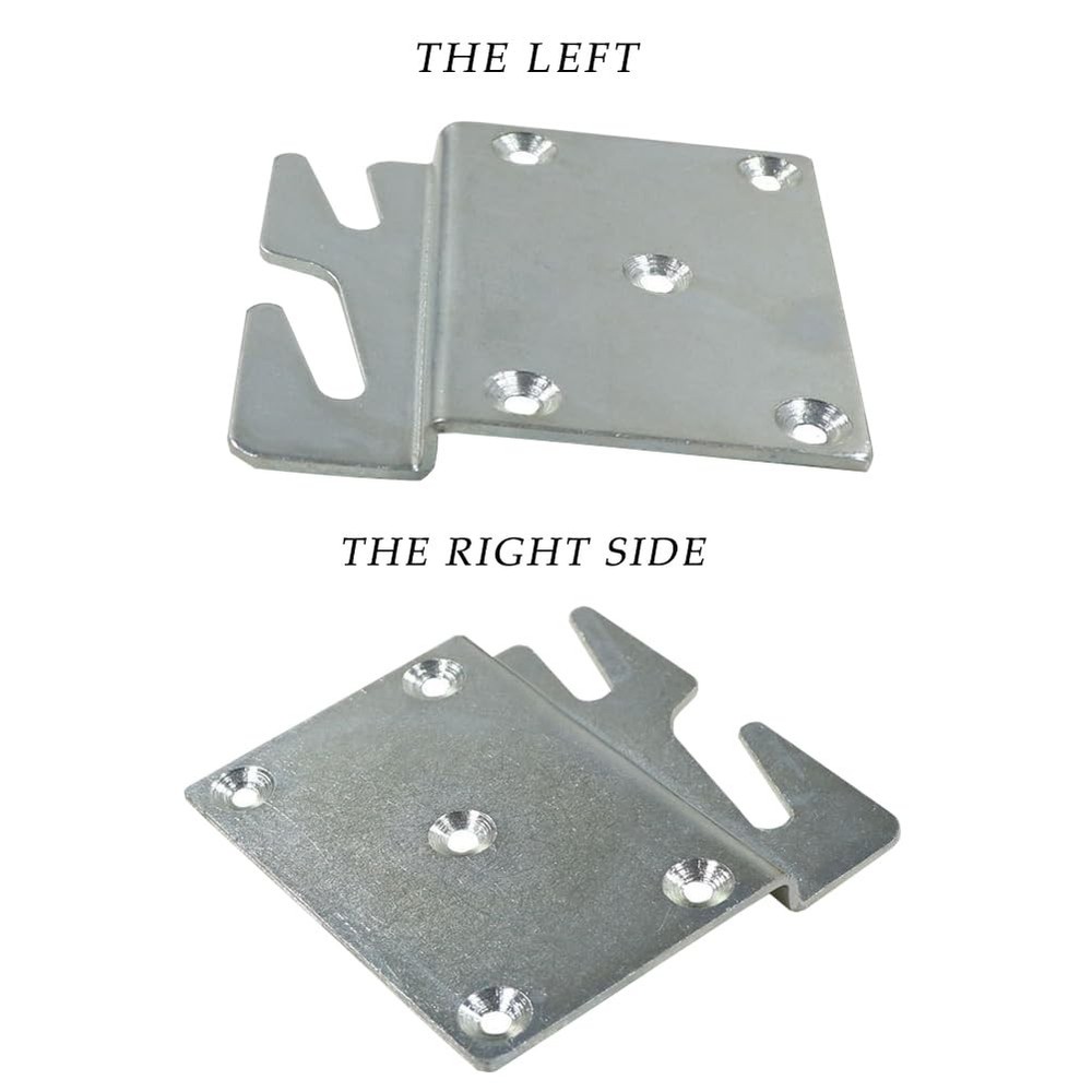2PCS Adjustable Bed Headboard Brackets Universal Wood Bed Rail Hooks